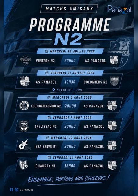 Matchs amicaux 2026-2027