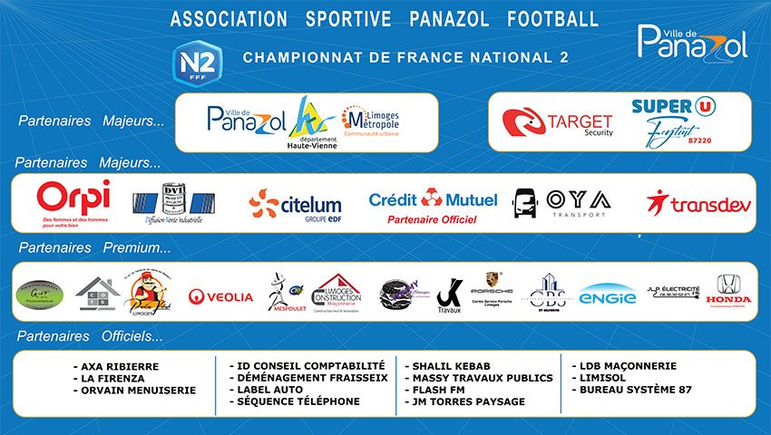 Partenaires Majeurs, Premium, et Officiels