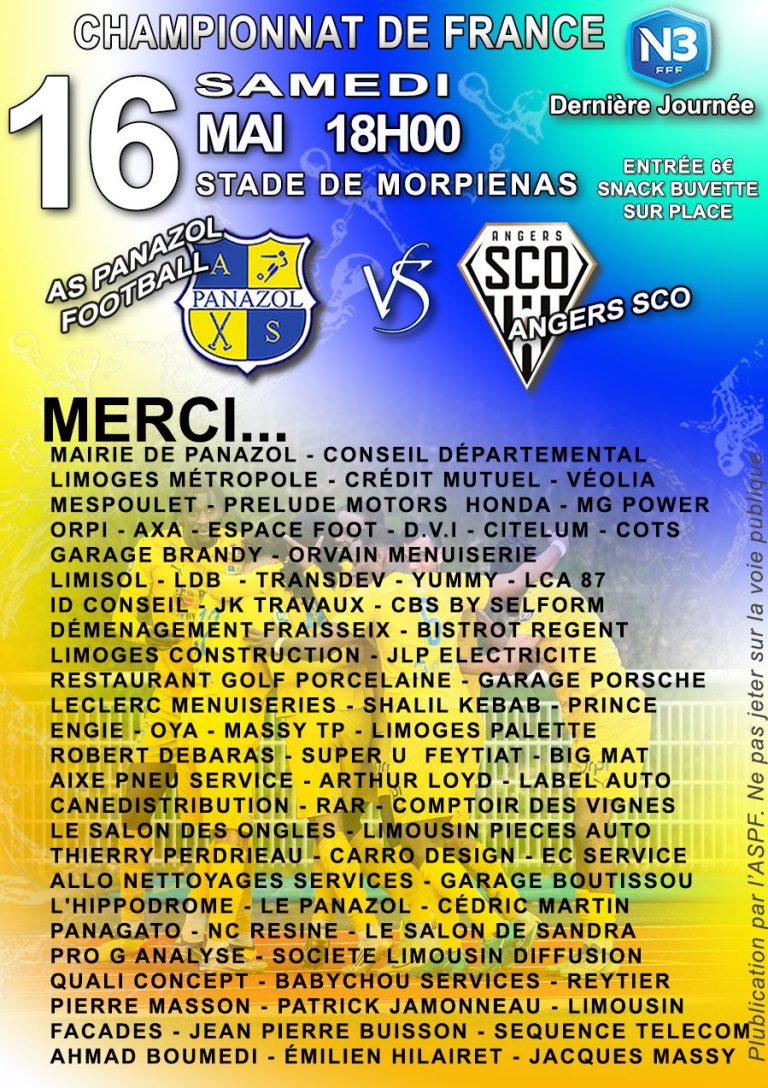 Prochain Match N3 Groupe B